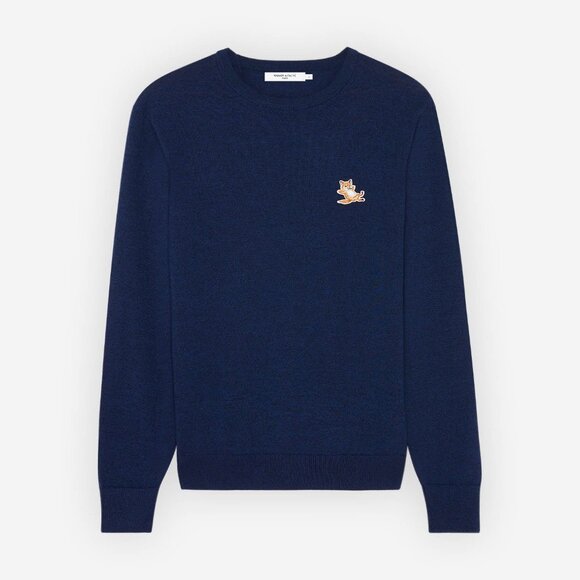MAISON KITSUNE Other - NWT - Maison Kitsune Chillax Fox Men's Sweater - Navy🦊